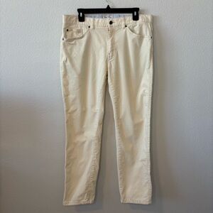 Peter Millar Cream Corduroy 5 Pocket Pants - Quiet Luxury & Preppy Style